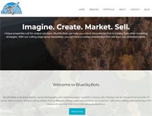 Tablet Screenshot of blueskybots.com